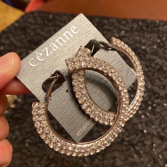 Cezanne Sparkly Earrings - Picture 1 of 4